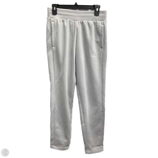 Athletic Pants By Adidas In Grey, Size: S