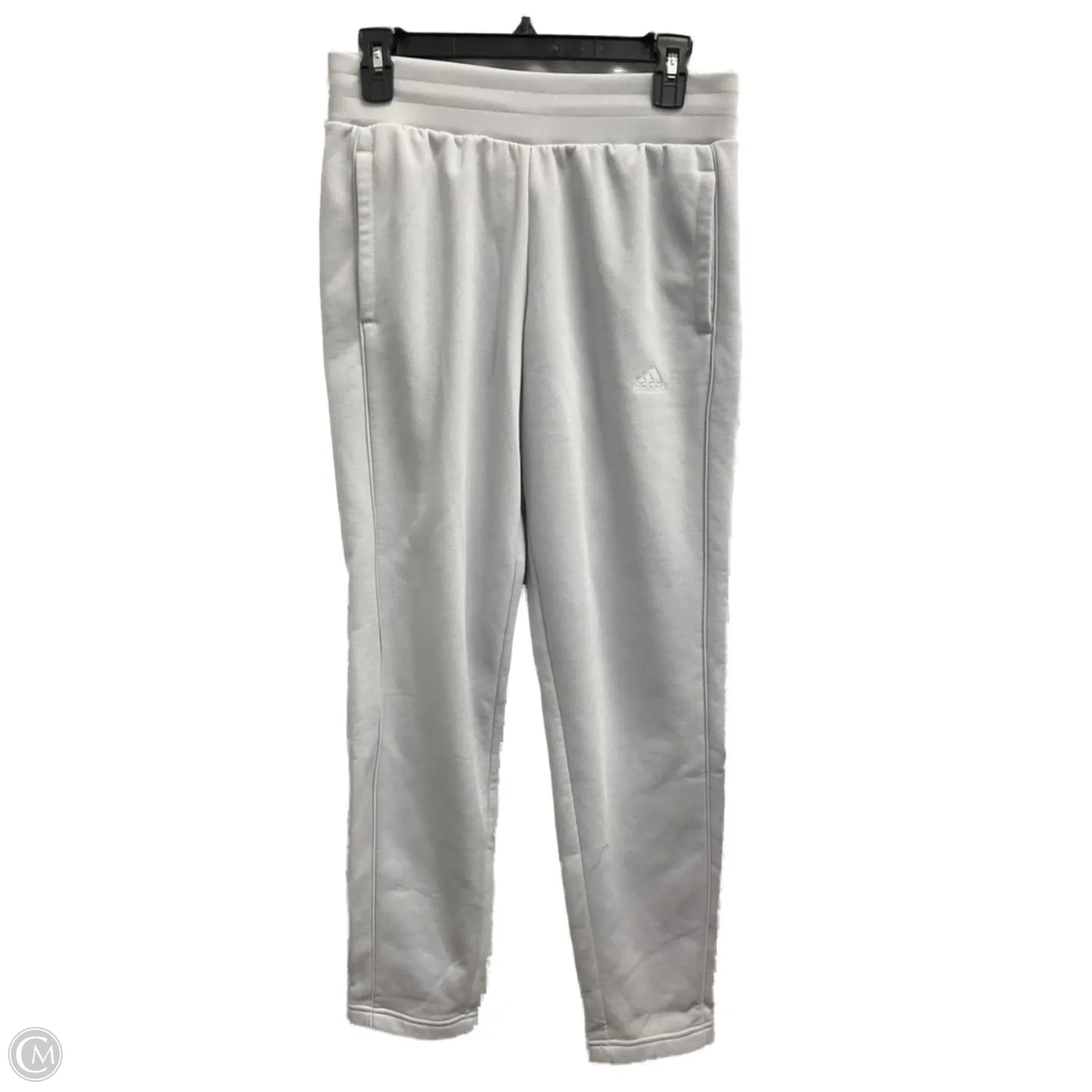 Athletic Pants By Adidas In Grey, Size: S
