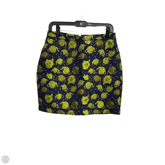 Skirt Mini & Short By Modcloth In Blue & Green, Size: M