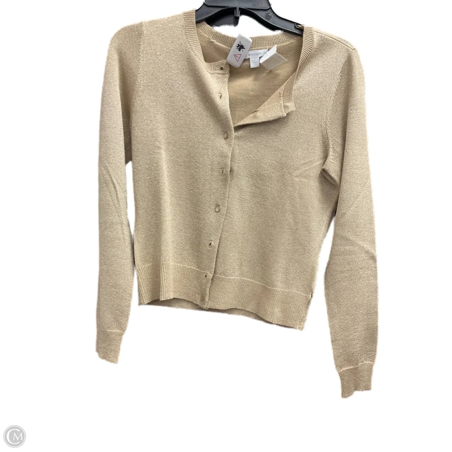 Cardigan By New York And Co In Gold, Size: S