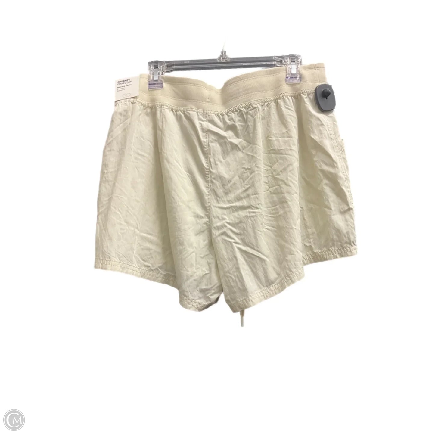 Athletic Shorts By Calia In Cream, Size: L