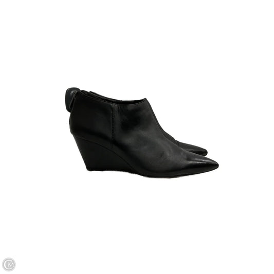 Boots Ankle Heels By Franco Sarto In Black, Size: 8