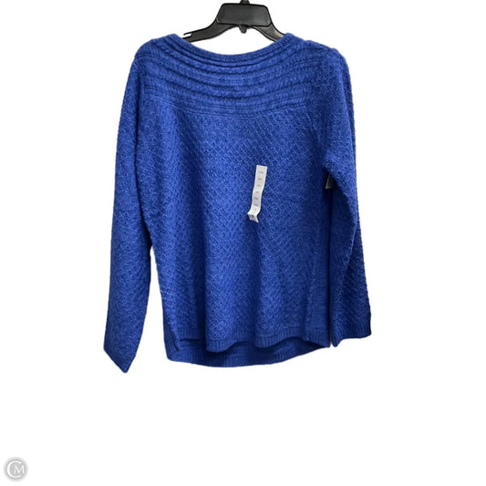 Sweater By Croft And Barrow In Blue, Size: L