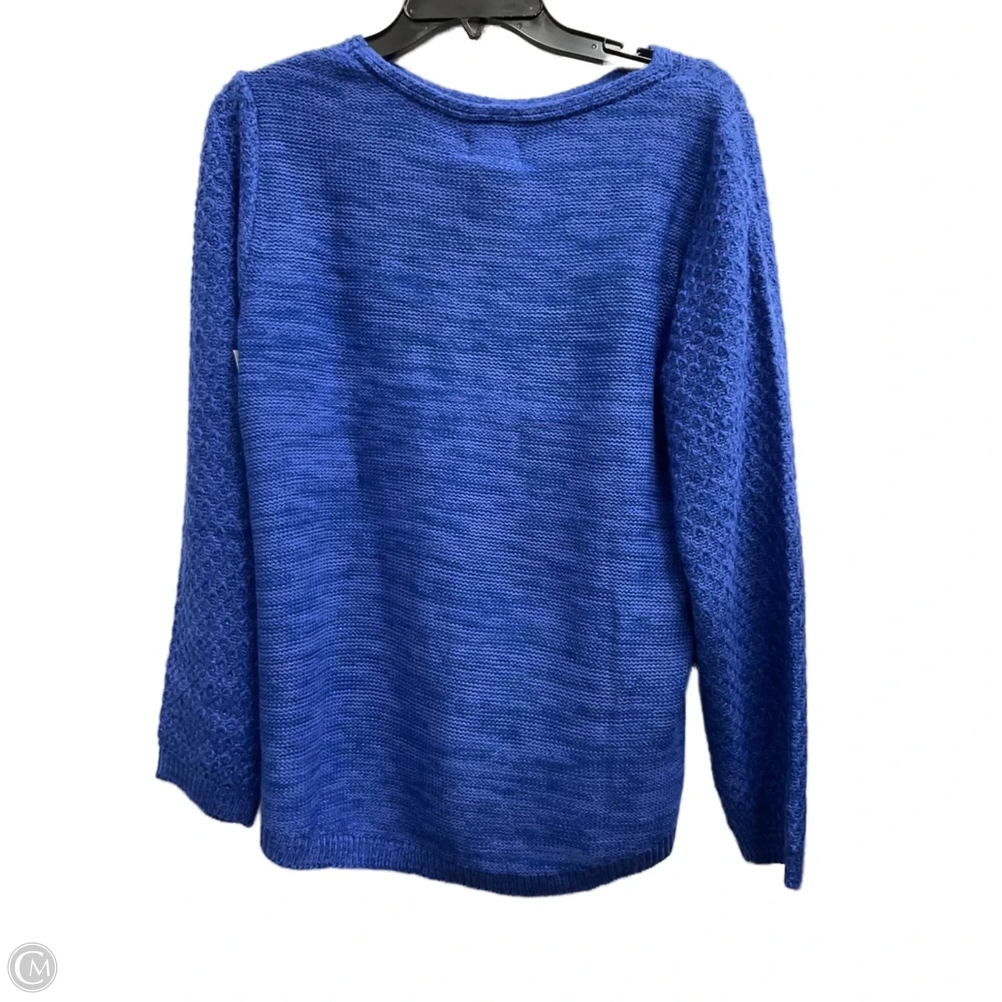 Sweater By Croft And Barrow In Blue, Size: L