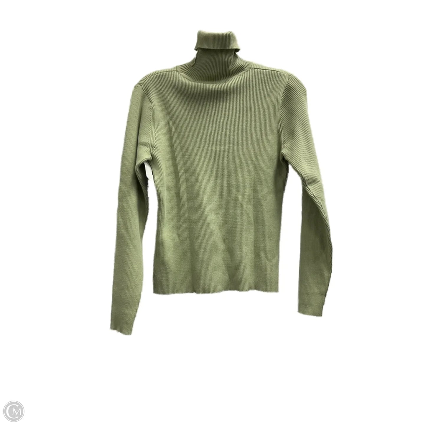 Top Long Sleeve By Casual Corner In Green, Size: M
