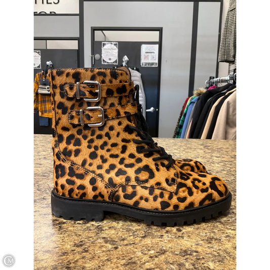 Boots Combat By Antonio Melani In Leopard Print, Size: 8