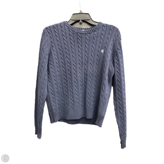 Sweater By Lauren By Ralph Lauren In Blue, Size: M