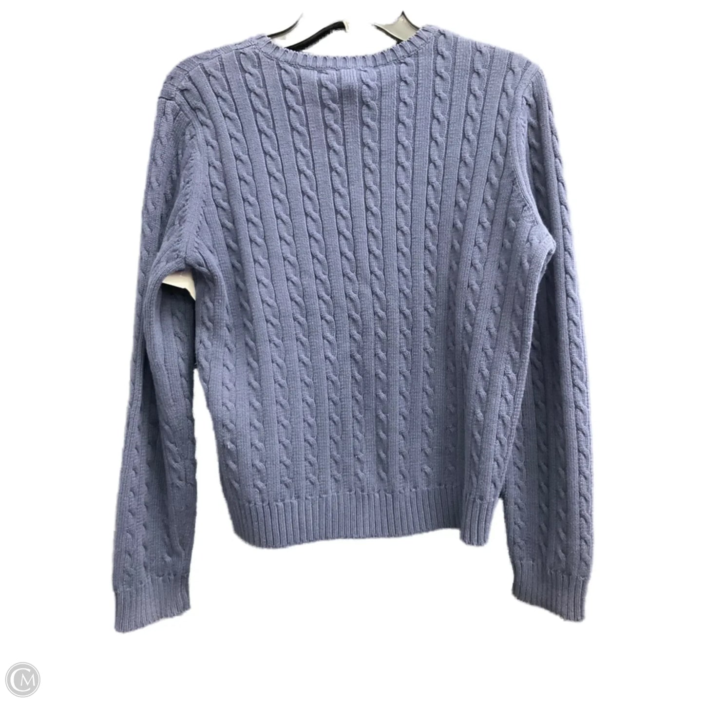 Sweater By Lauren By Ralph Lauren In Blue, Size: M