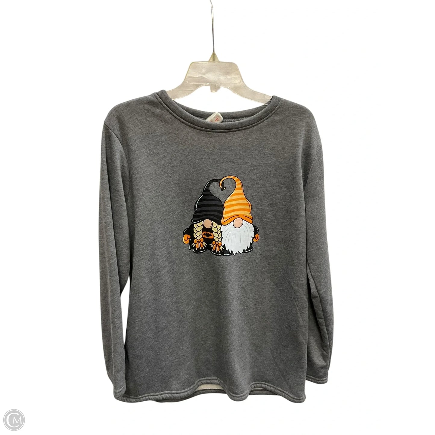 Top Long Sleeve Basic By Clothes Mentor In Grey, Size: Xl