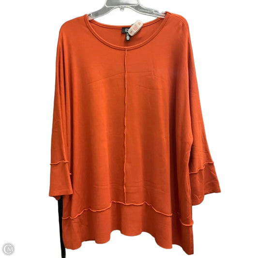 Top Short Sleeve By Jones New York In Orange, Size: 3x