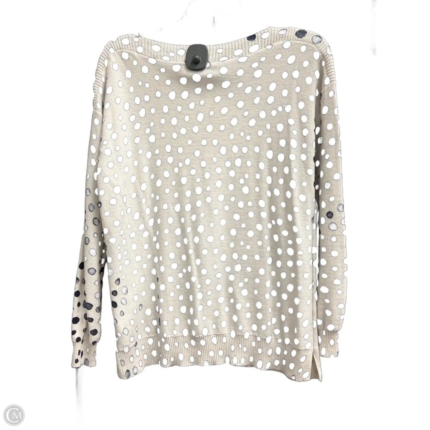 Top Long Sleeve By Loft In Polkadot Pattern, Size: S