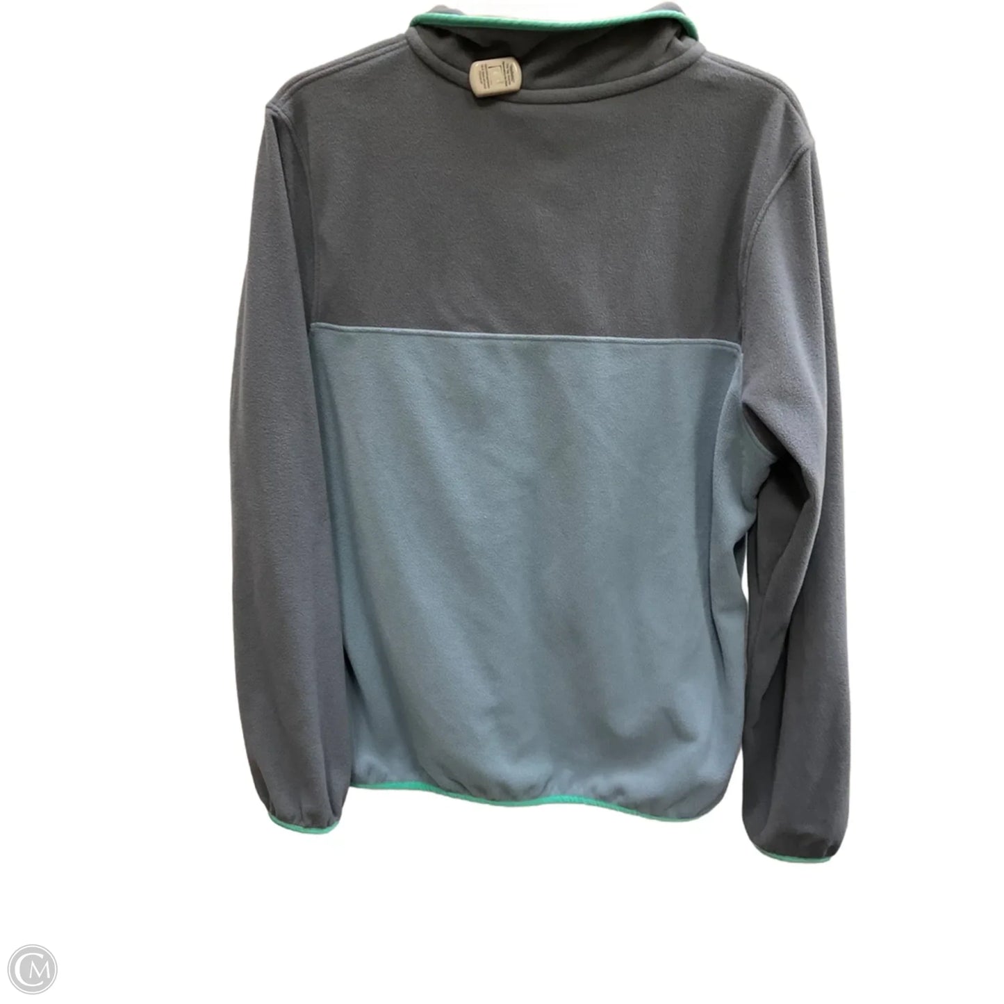 Athletic Top Long Sleeve Collar By Patagonia In Grey, Size: Xl