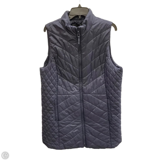 Vest Puffer & Quilted By Talbots In Blue, Size: Xl