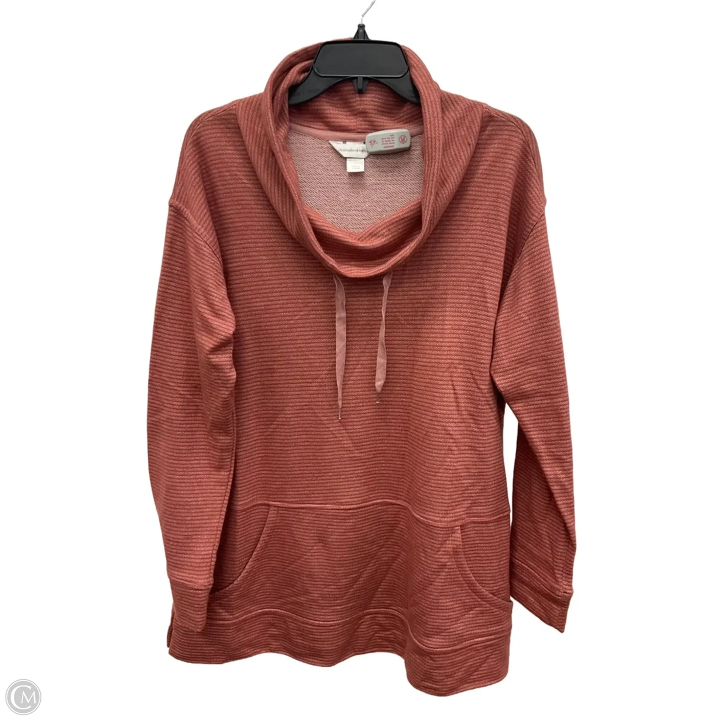 Top Long Sleeve By Christopher And Banks In Coral, Size: L