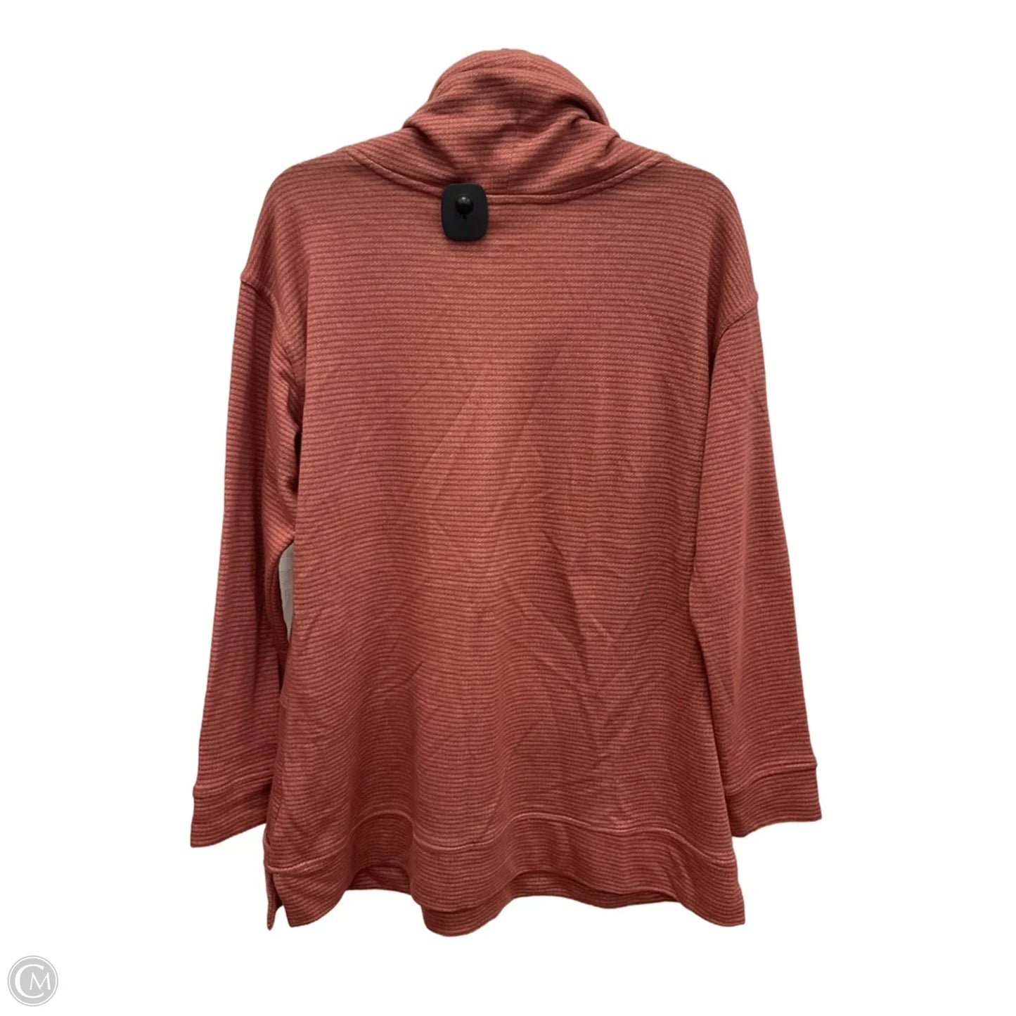 Top Long Sleeve By Christopher And Banks In Coral, Size: L