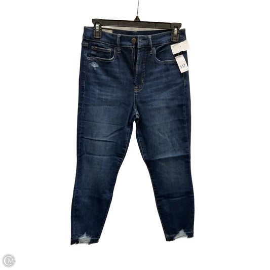 Jeans Skinny By Gap In Blue Denim, Size: 4p