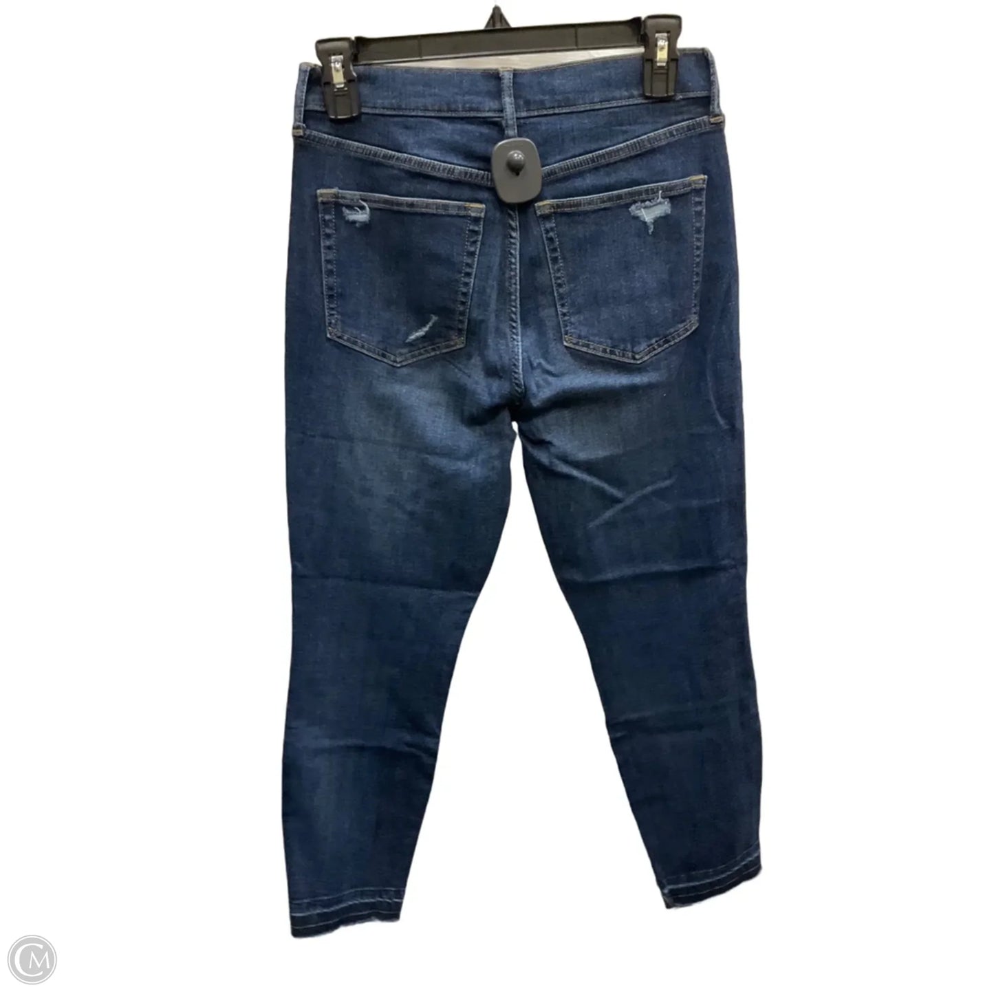 Jeans Skinny By Gap In Blue Denim, Size: 4p