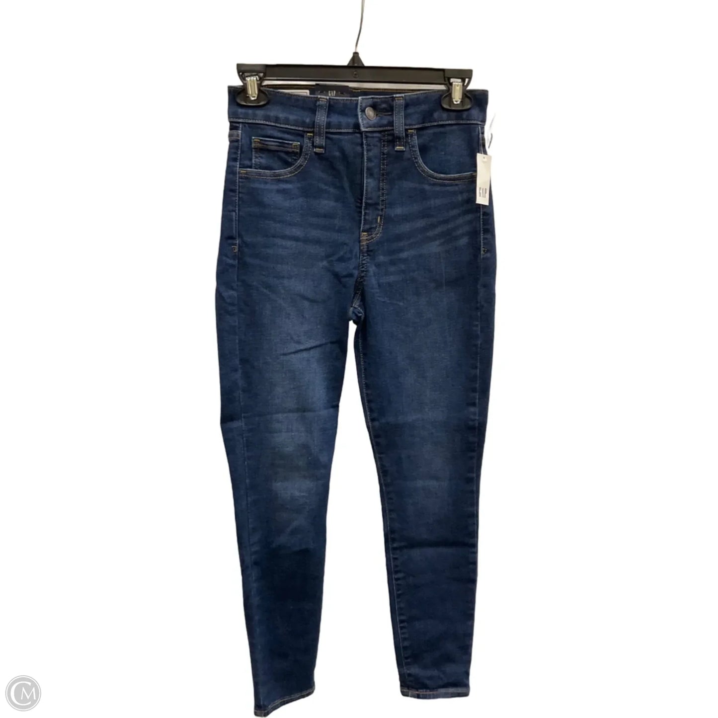 Jeans Skinny By Gap In Blue Denim, Size: 2p
