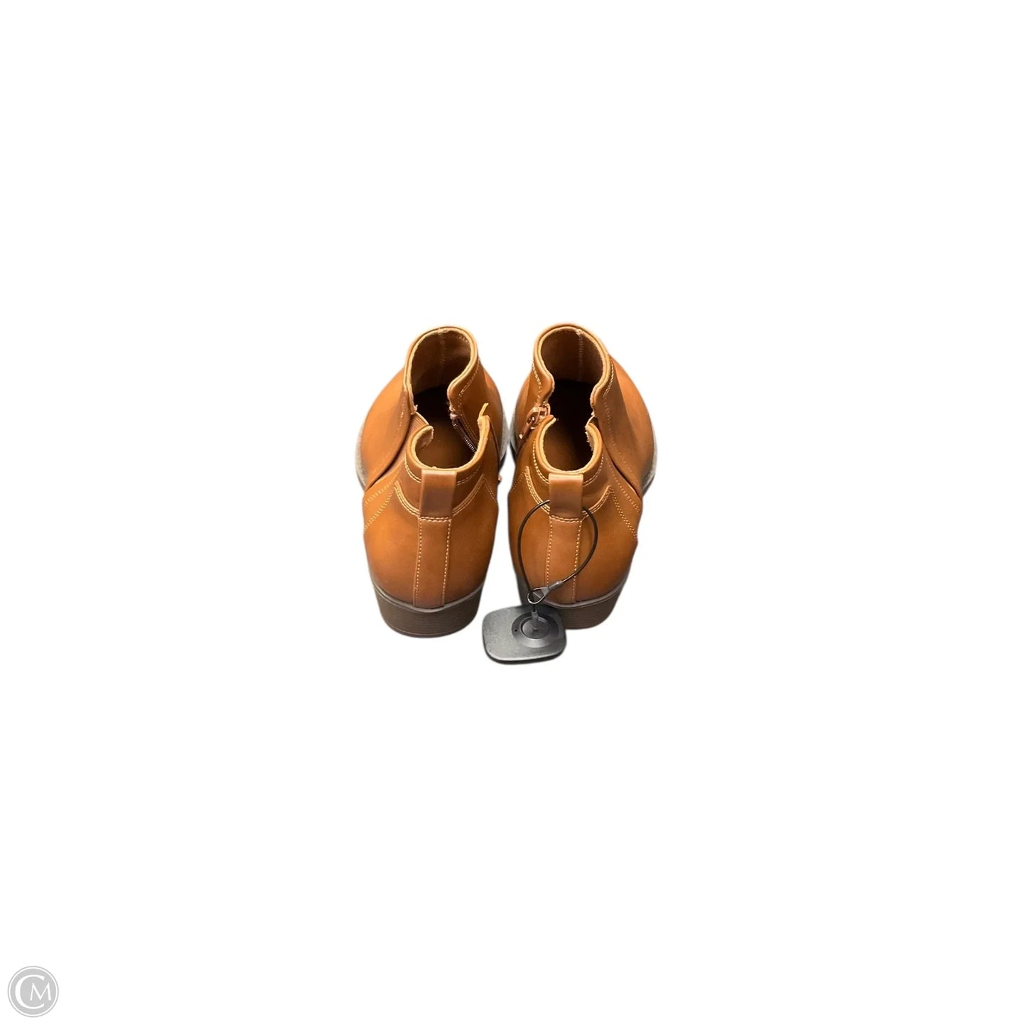 Boots Ankle Heels By Lane Bryant In Brown, Size: 9