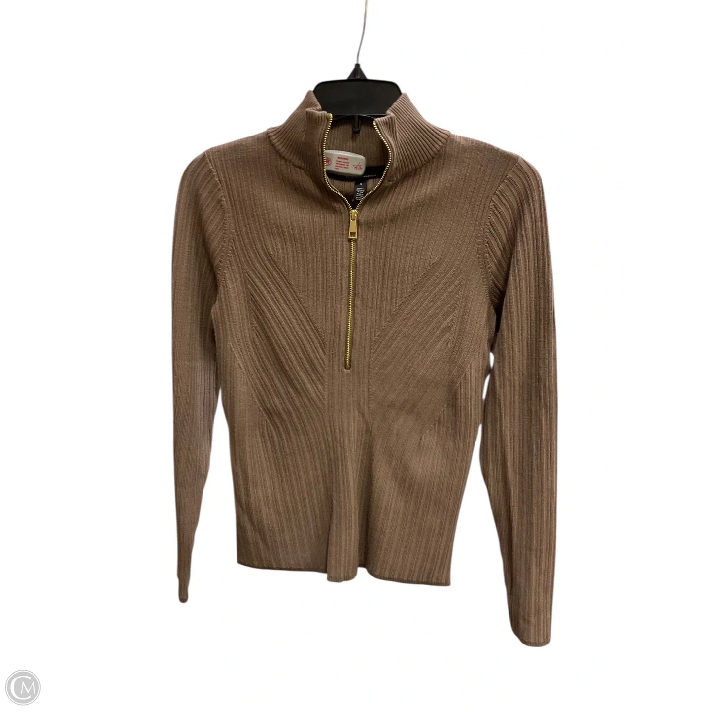 Top Long Sleeve By White House Black Market In Tan, Size: S