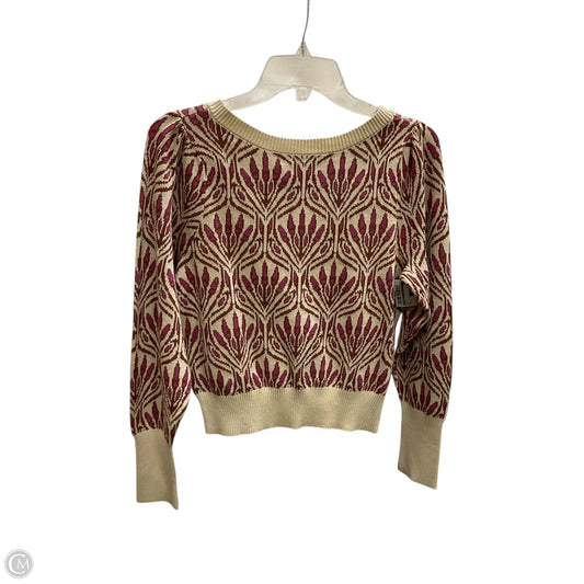 Top Long Sleeve By St Johns Bay In Beige, Size: Xs