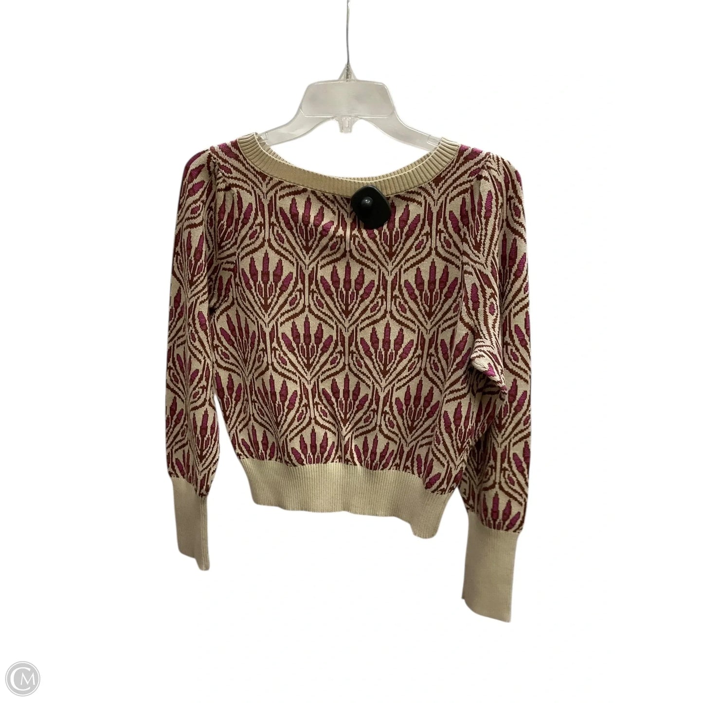 Top Long Sleeve By St Johns Bay In Beige, Size: Xs