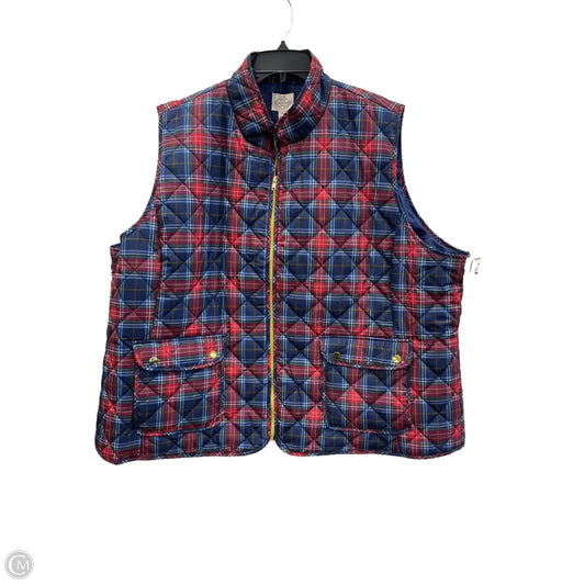 Vest Puffer & Quilted By St Johns Bay In Plaid Pattern, Size: 4x