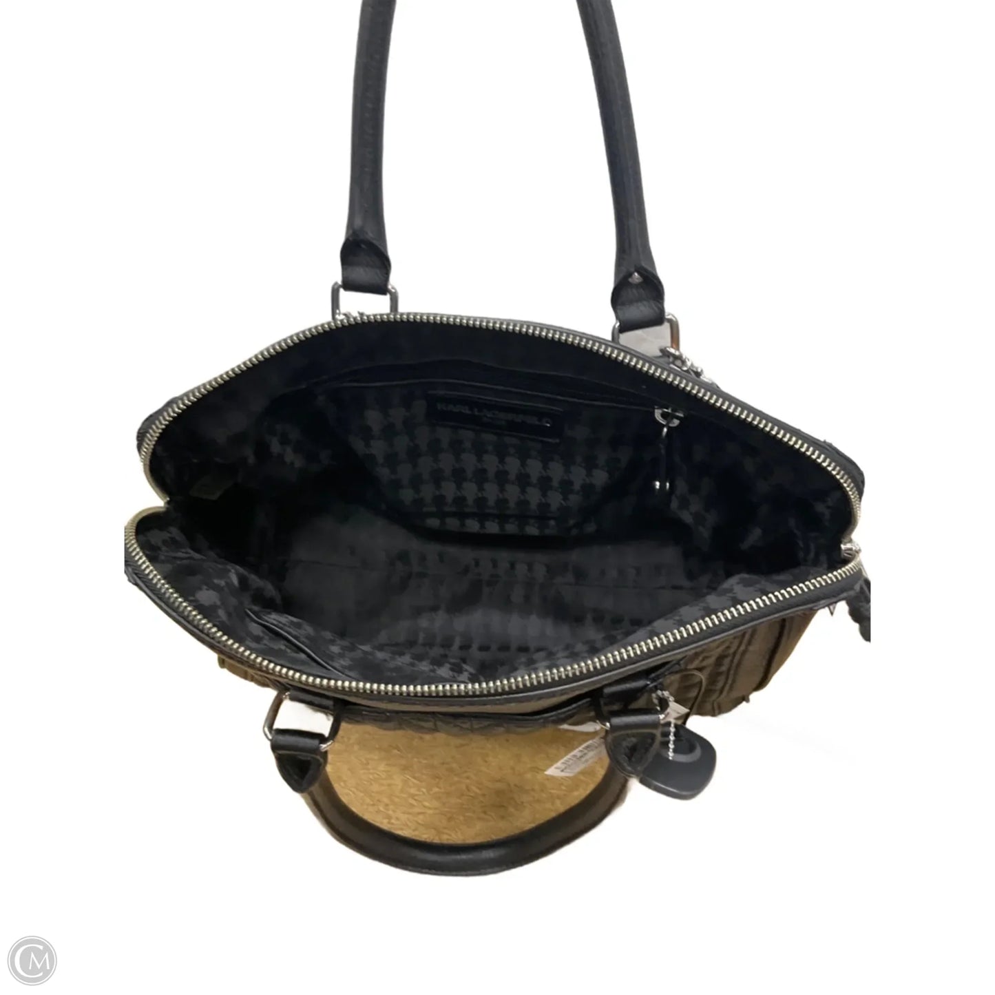 Handbag Designer By Karl Lagerfeld, Size: Medium