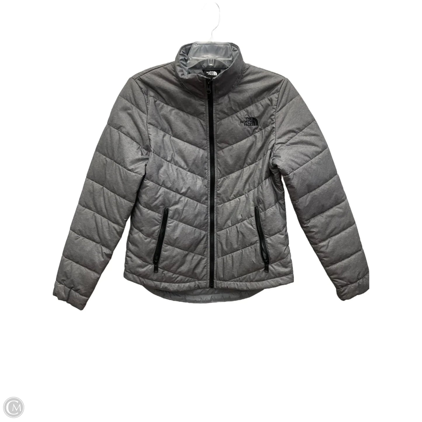 Jacket Puffer & Quilted By The North Face In Grey, Size: S