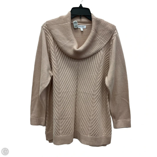 Sweater By Calvin Klein In Pink, Size: 0x