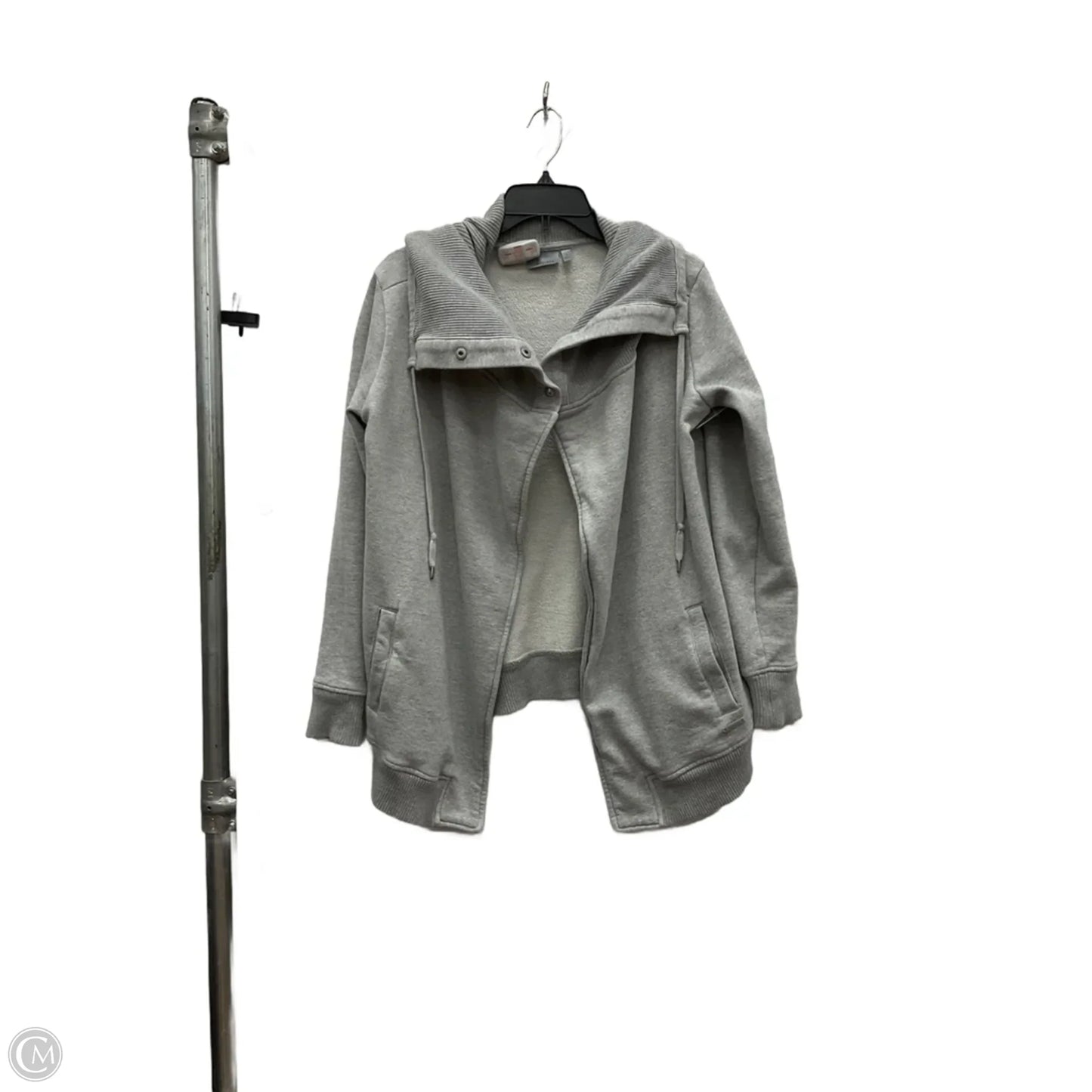 Athletic Jacket By Athleta In Grey, Size: S