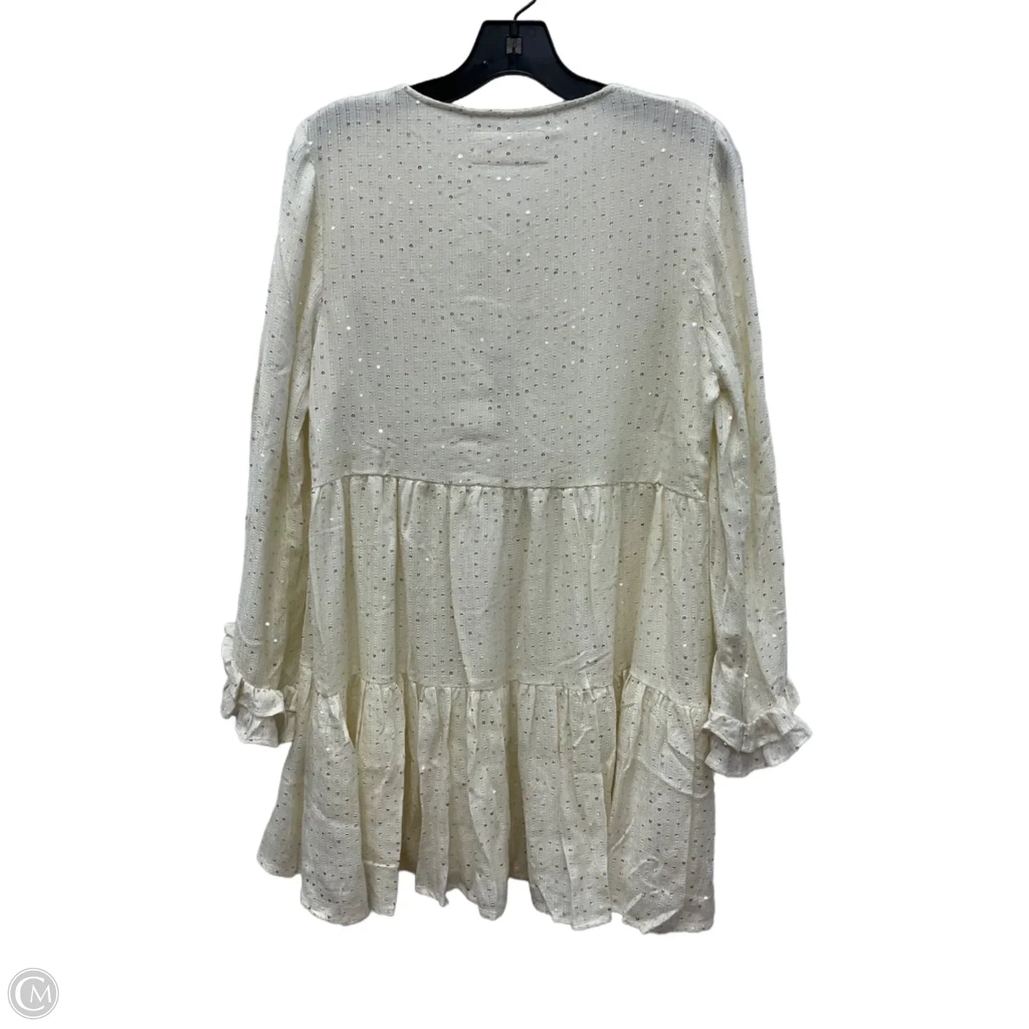 Dress Casual Short By Cmb In Cream, Size: Xs