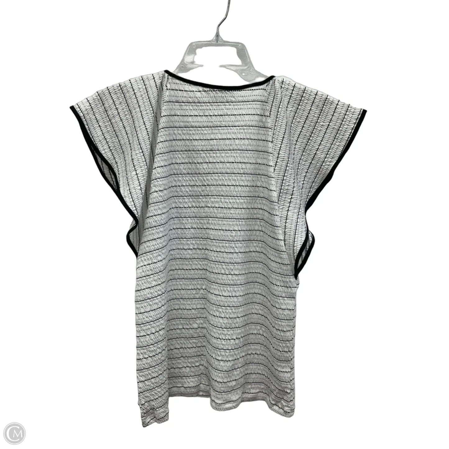 Top Sleeveless By Loft In Striped Pattern, Size: M