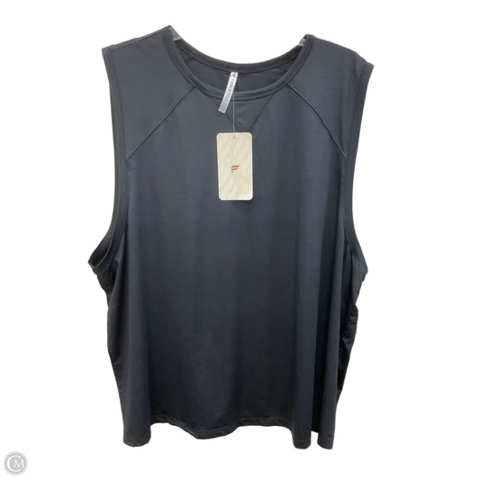 Athletic Tank Top By Fabletics In Black, Size: 1x