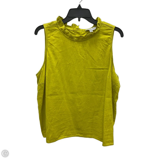 Top Sleeveless By Ophelia Roe In Green, Size: 1x