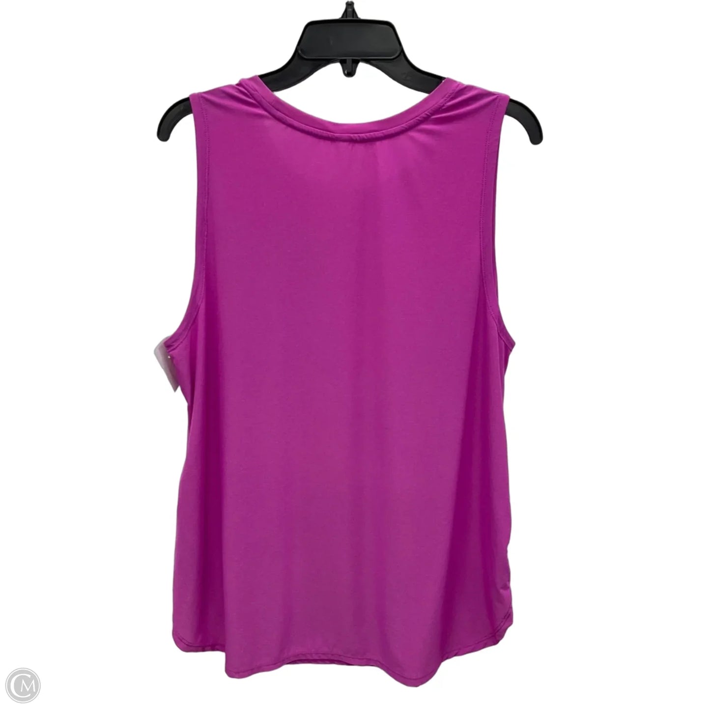 Athletic Tank Top By Mta Sport In Purple, Size: 1x