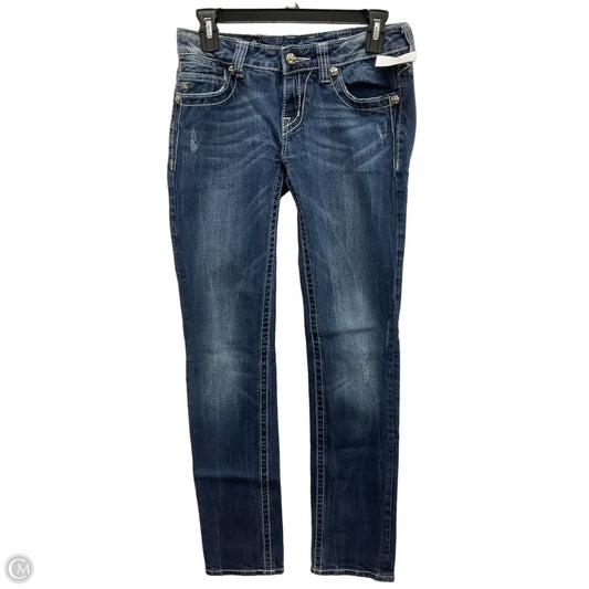 Jeans Straight By Miss Me In Blue Denim, Size: 6