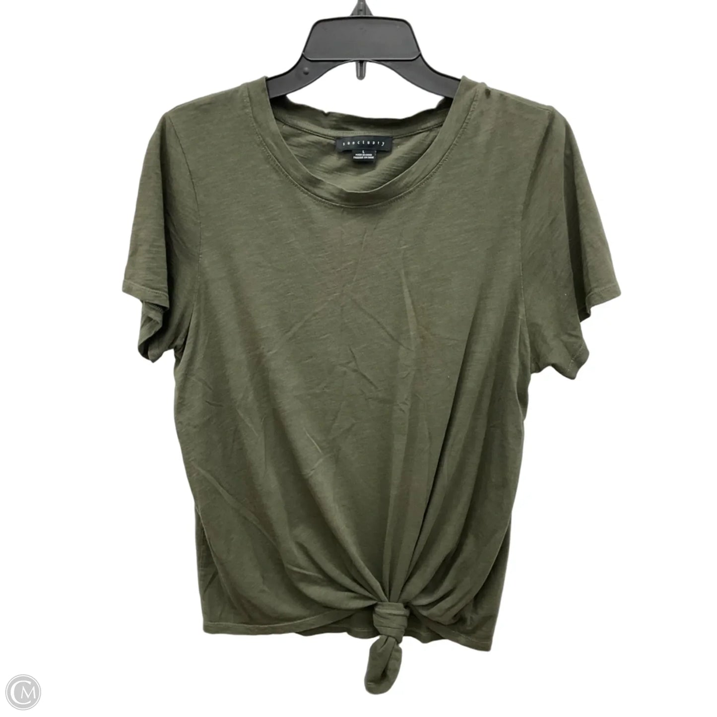 Top Short Sleeve Basic By Sanctuary In Green, Size: L