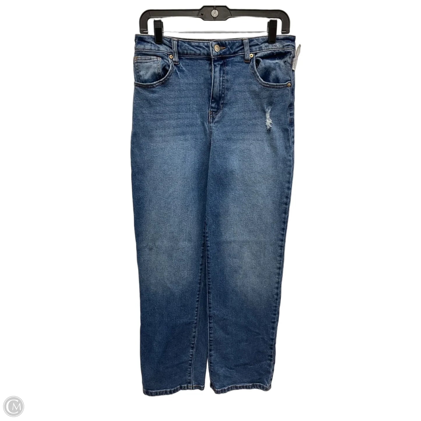 Jeans Straight By Bcbgeneration In Blue Denim, Size: 6