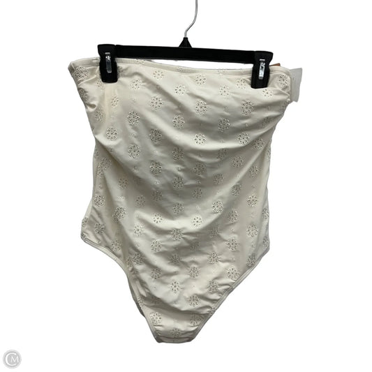 Swimsuit By Shade & Shore In Cream, Size: L