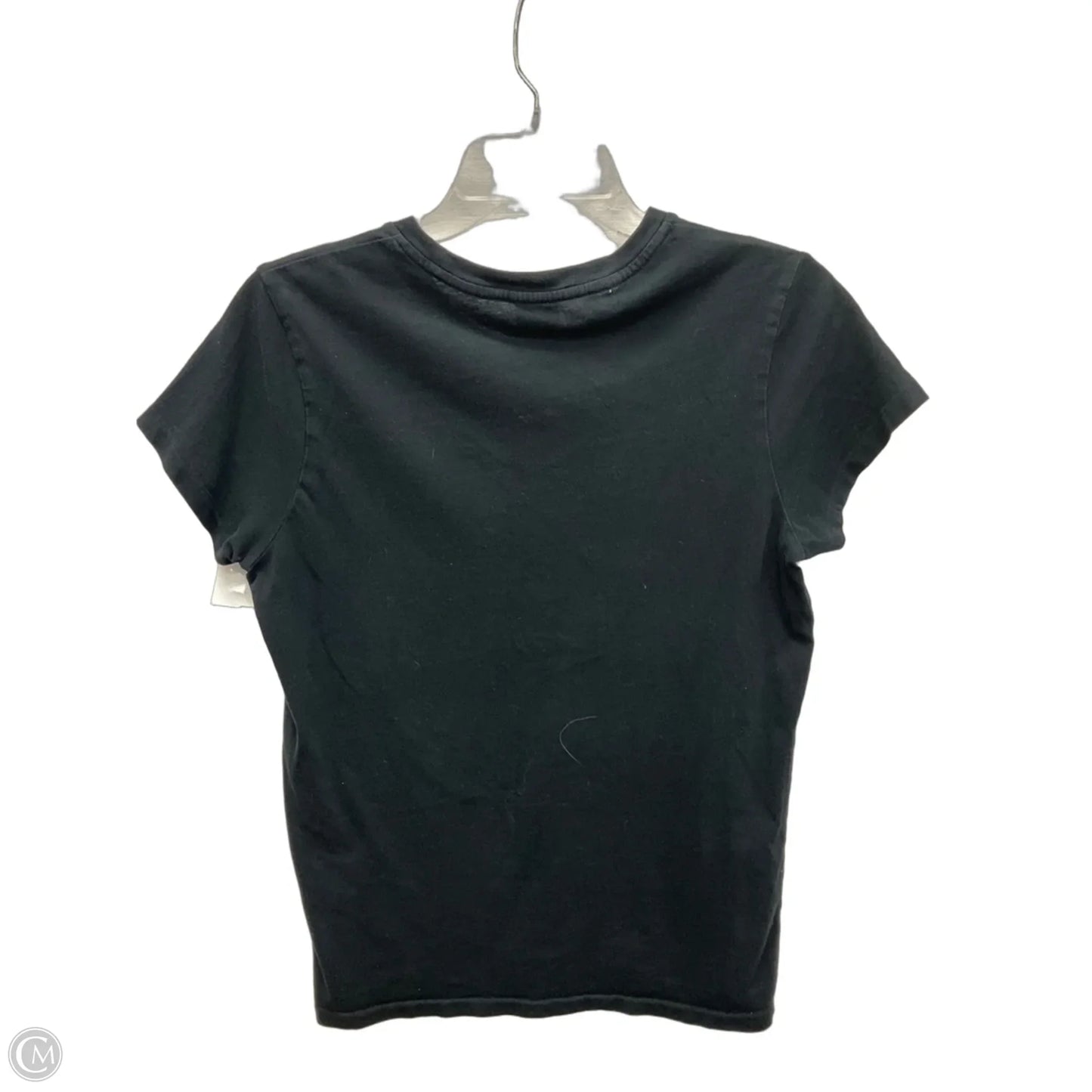 Top Short Sleeve Basic By Ralph Lauren Blue Label In Black, Size: L