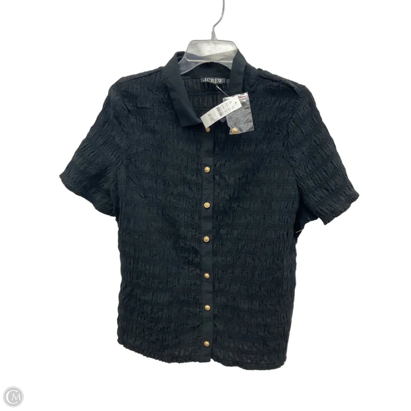 Top Short Sleeve By J. Crew In Black, Size: 2x
