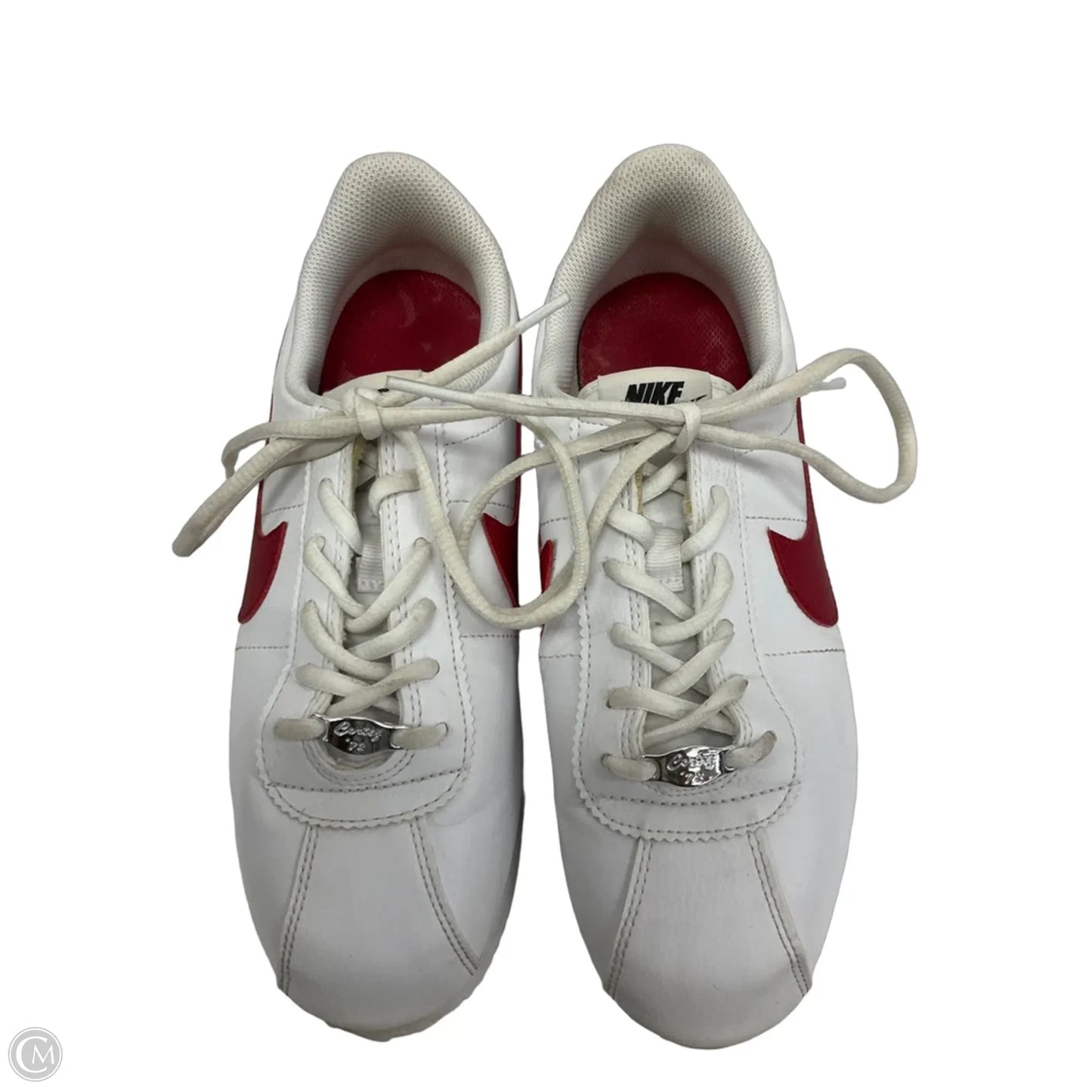 Shoes Sneakers By Nike In Red & White, Size: 7