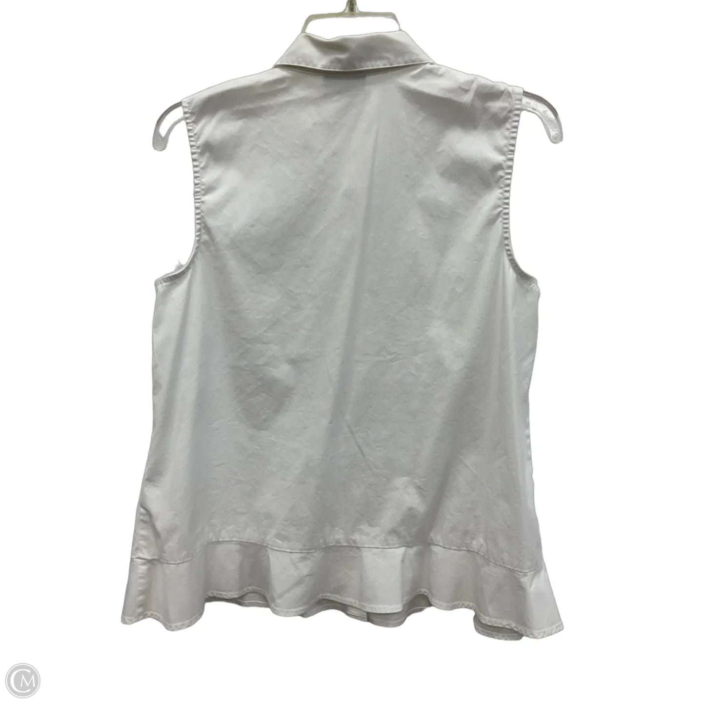Blouse Sleeveless By J. Jill In White, Size: Mp