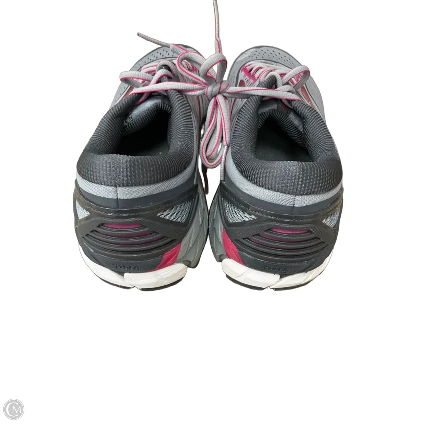 Shoes Athletic By Brooks In Grey & Pink, Size: 11