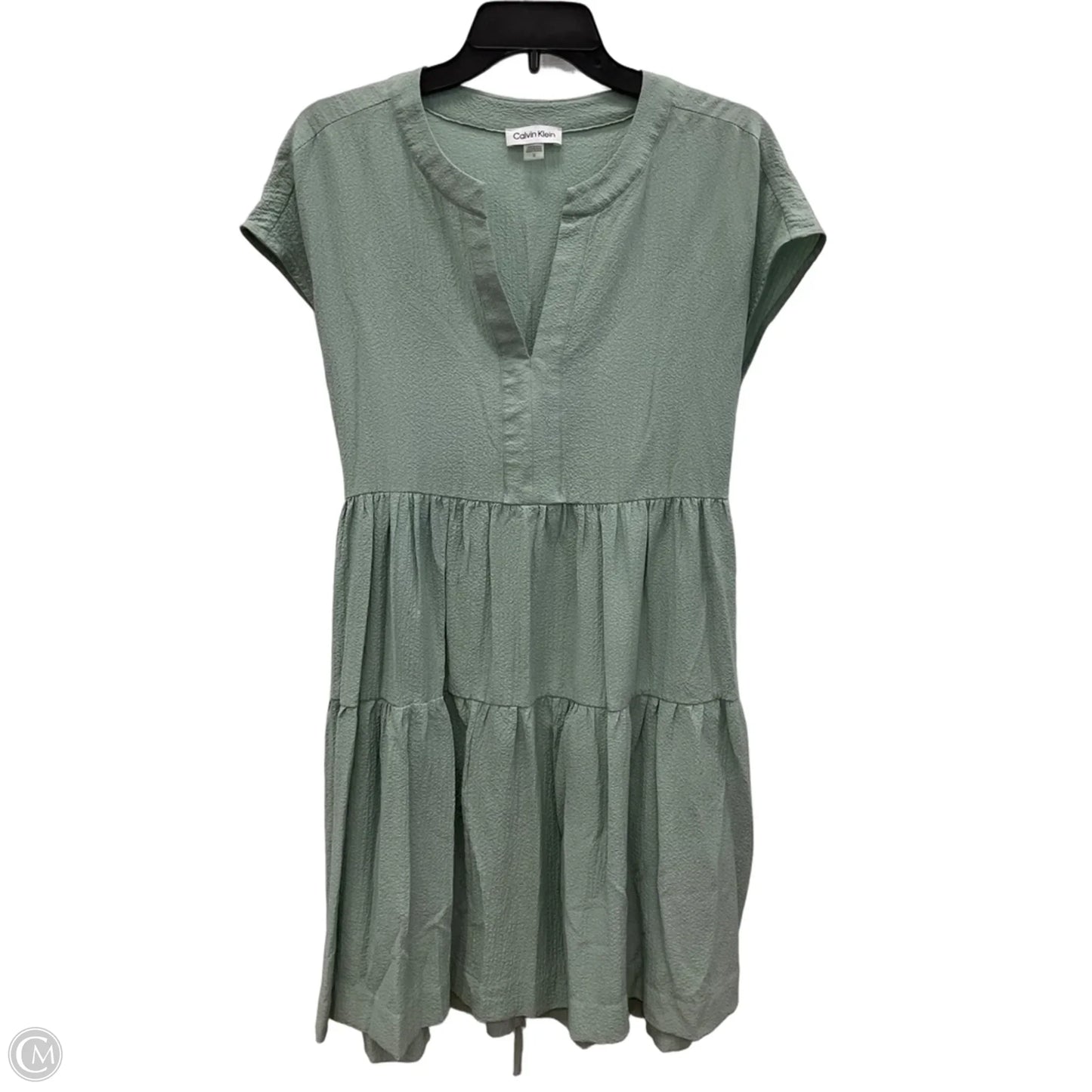 Dress Casual Short By Calvin Klein In Green, Size: L