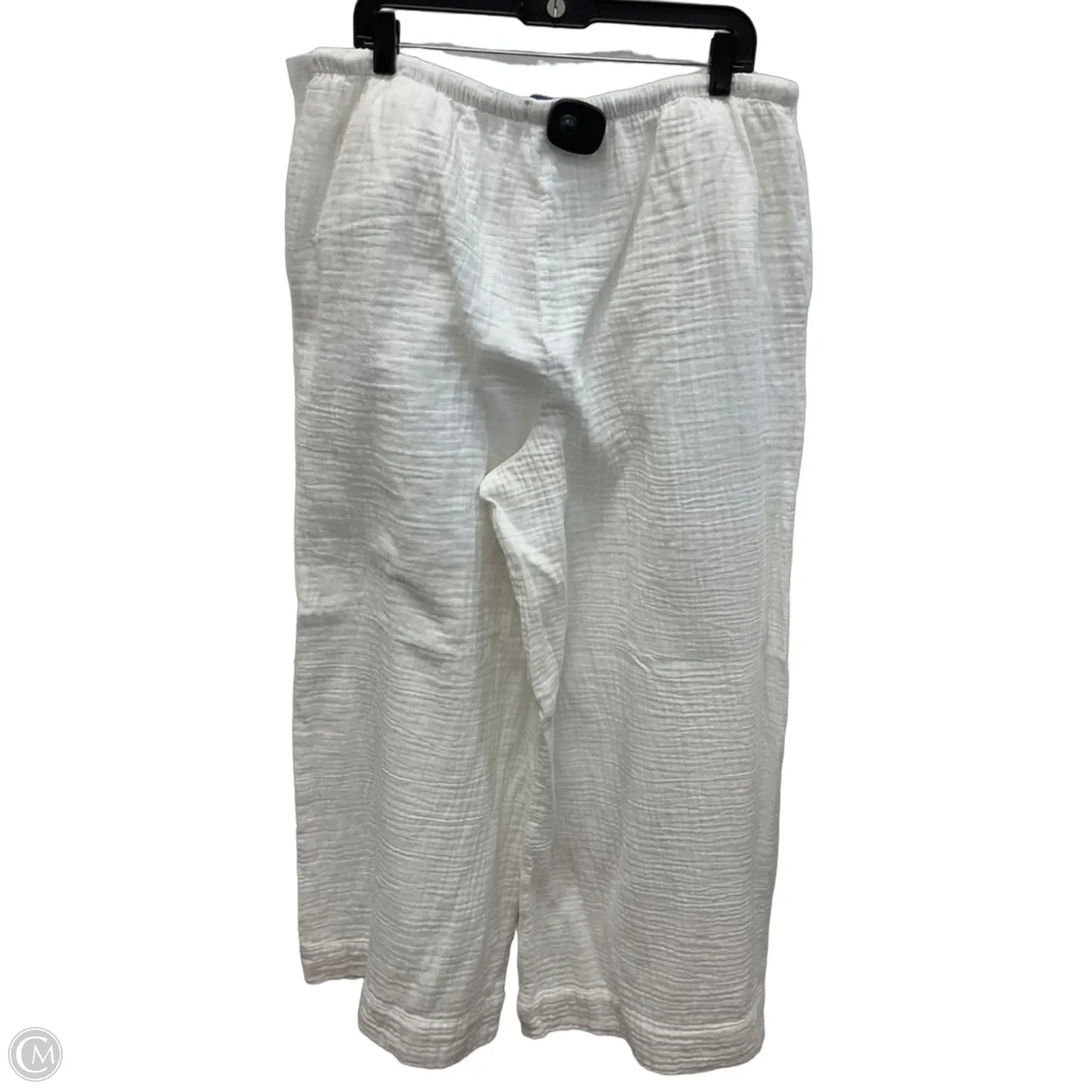 Pants Wide Leg By Cmb In White, Size: Xl