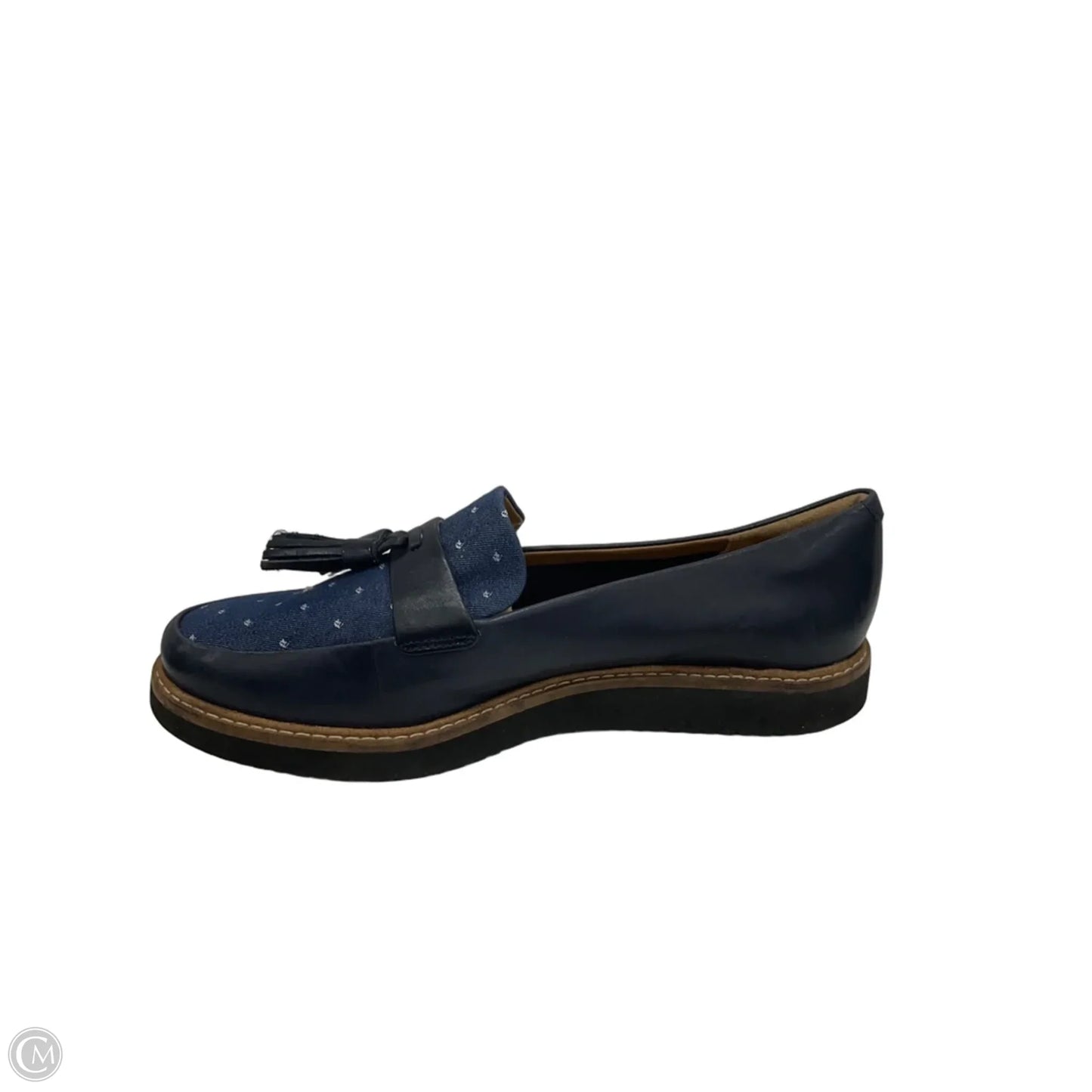 Shoes Flats By Clarks In Blue, Size: 6.5