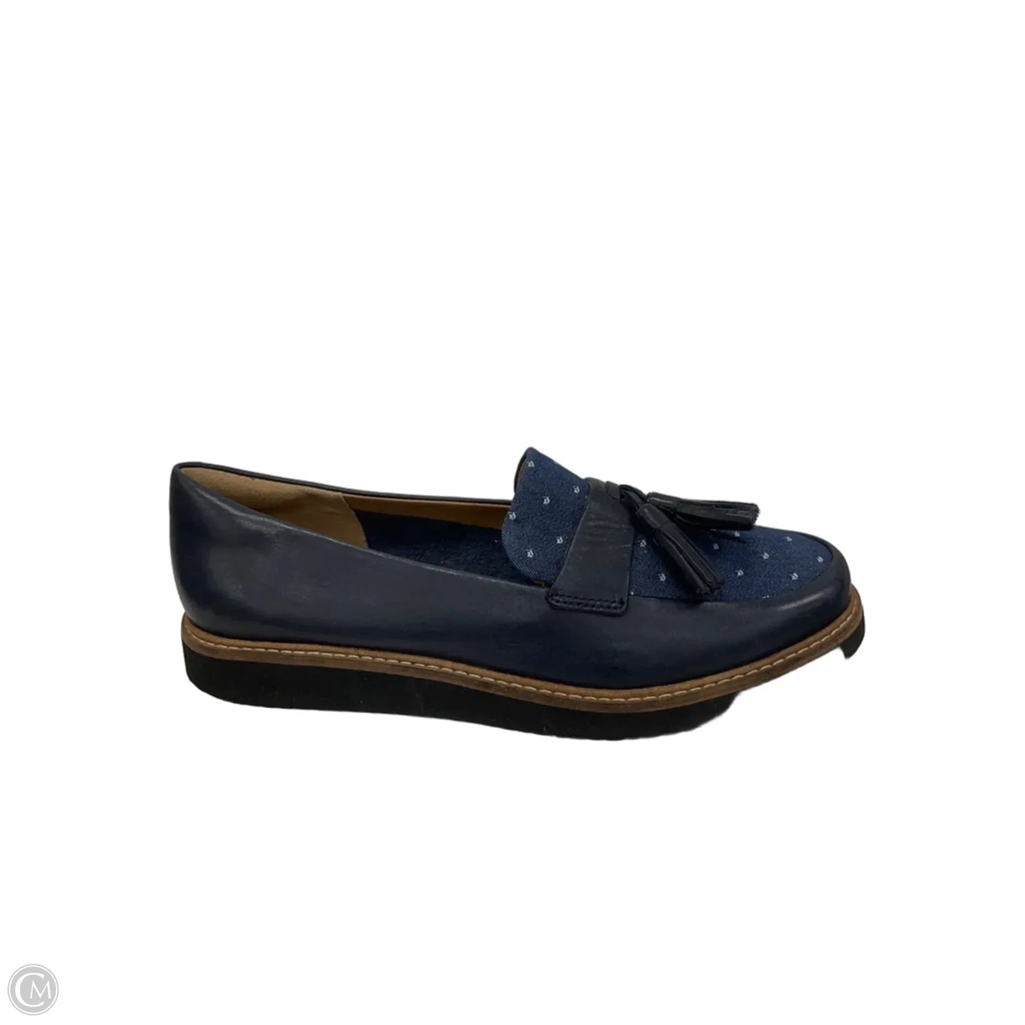 Shoes Flats By Clarks In Blue, Size: 6.5