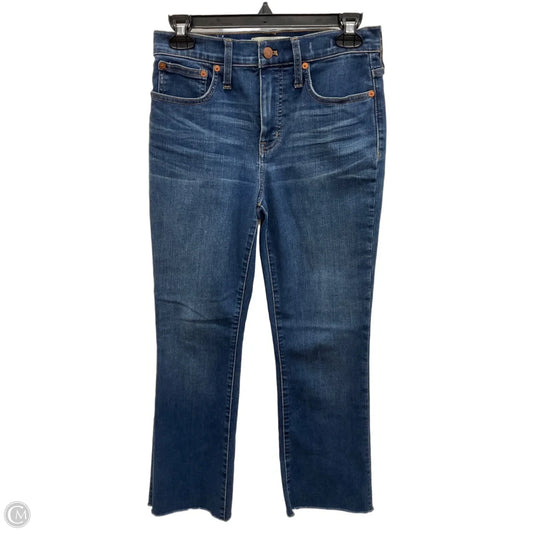 Jeans Boot Cut By Madewell In Blue Denim, Size: 4